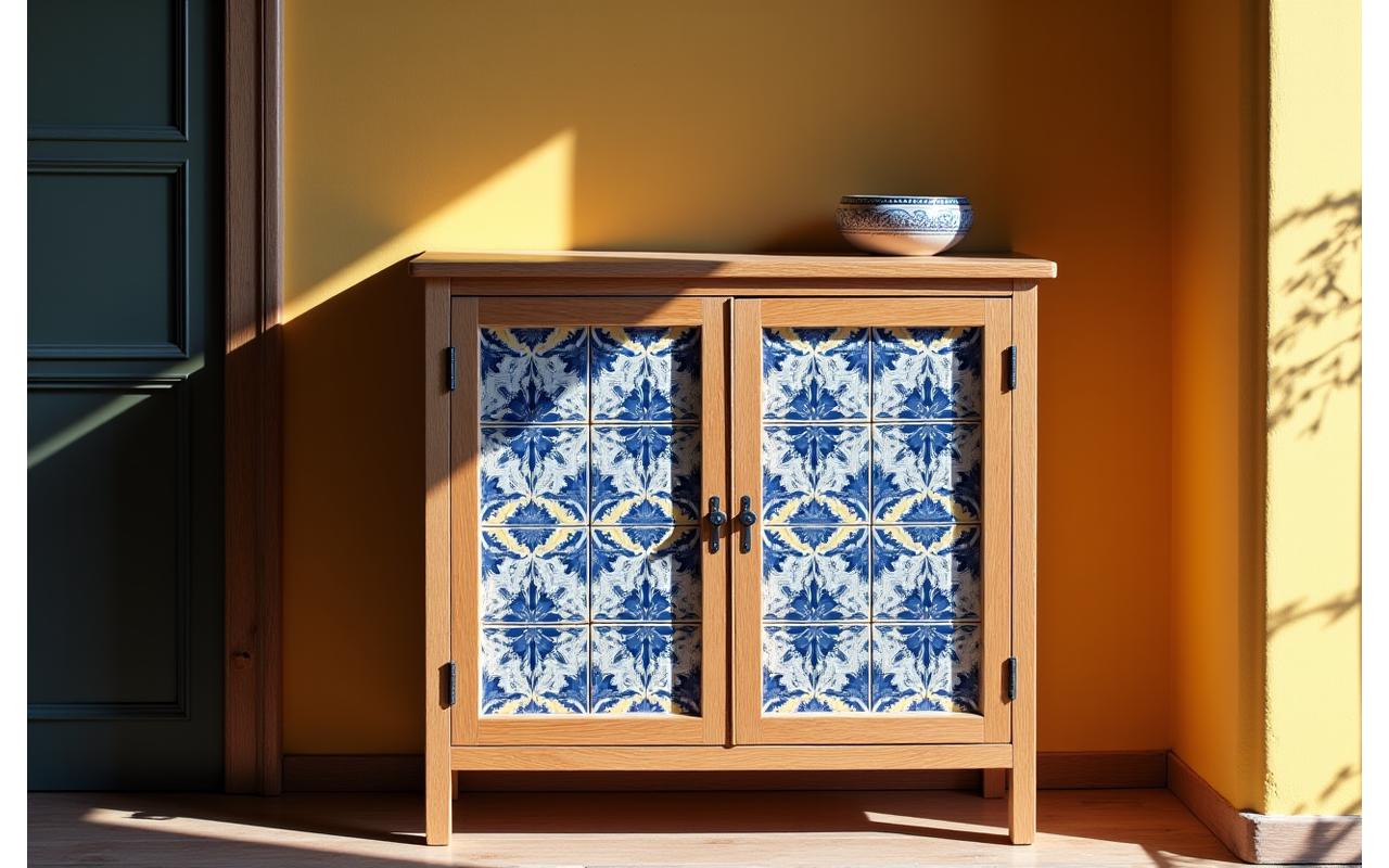 Armário de Entrada com Azulejos Portugueses
